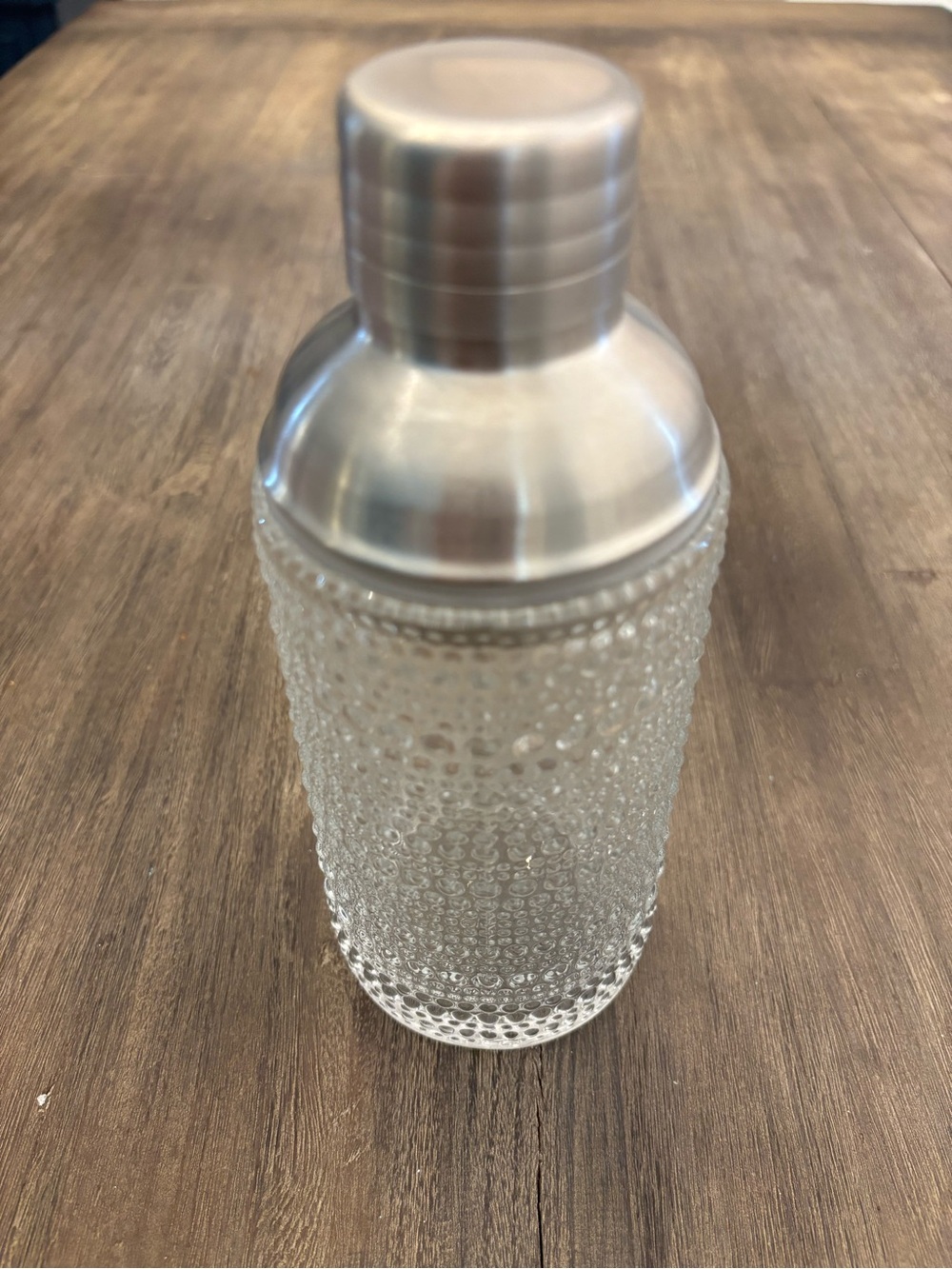 Hobnail Cocktail Shaker - 15.2 oz